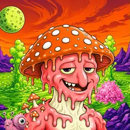 Oozlings #7260, Mutated Mushroom Head · Acid Lake