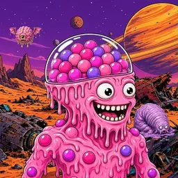 Oozlings #7294, Gumball Brain · Ship Junkyard