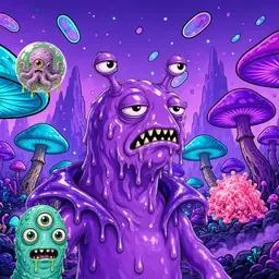 Oozlings #7302, Slug · Fungus Forest
