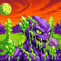 Oozlings #7307, Crystal Rock · Acid Lake