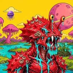 Oozlings #7317, Crab · Turquoise Swamp