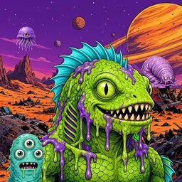 Oozlings #7322, Swamp Fish · Ship Junkyard