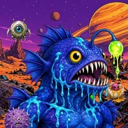 Oozlings #7332, Anglerfish · Ship Junkyard