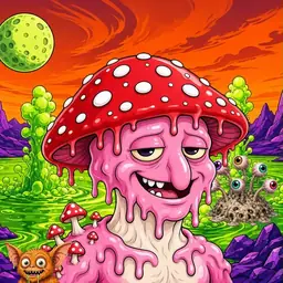 Oozlings #7355, Mushroom Head · Acid Lake