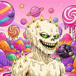 Oozlings #7404, Candle Wax · Candy Planet