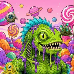 Oozlings #7406, Swamp Fish · Candy Planet