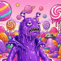 Oozlings #7428, Slug · Candy Planet