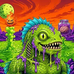 Oozlings #7438, Swamp Fish · Acid Lake