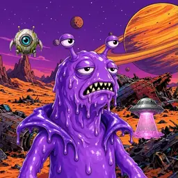 Oozlings #746, Slug · Ship Junkyard