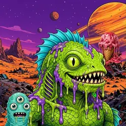 Oozlings #7465, Swamp Fish · Ship Junkyard