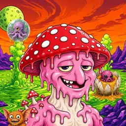 Oozlings #7479, Mushroom Head · Acid Lake
