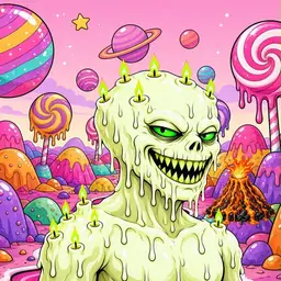 Oozlings #7498, Mutated Candle Wax · Candy Planet