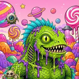 Oozlings #7505, Swamp Fish · Candy Planet