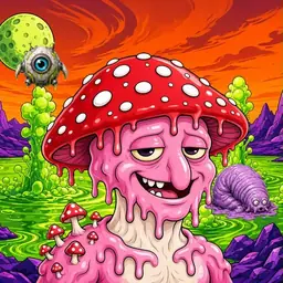 Oozlings #7521, Mushroom Head · Acid Lake