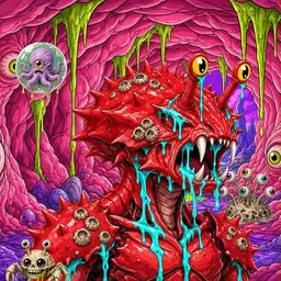 Oozlings #7524, Crab · Flesh Cave
