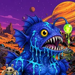 Oozlings #7525, Anglerfish · Ship Junkyard
