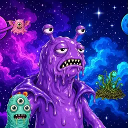 Oozlings #7527, Slug · Void Nebula