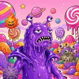 Oozlings #7536, Slug · Candy Planet