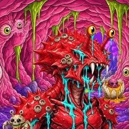 Oozlings #7561, Crab · Flesh Cave