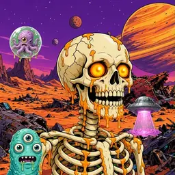 Oozlings #7597, Skull · Ship Junkyard