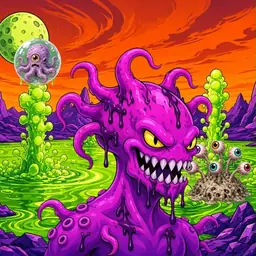 Oozlings #7598, Squid · Acid Lake
