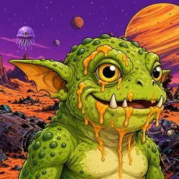 Oozlings #7623, Toad Goblin · Ship Junkyard