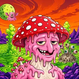 Oozlings #7630, Mushroom Head · Acid Lake