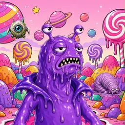 Oozlings #7653, Slug · Candy Planet