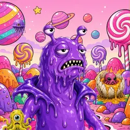 Oozlings #7670, Slug · Candy Planet