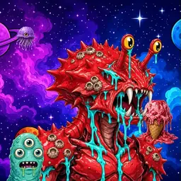 Oozlings #7692, Crab · Void Nebula