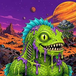 Oozlings #7728, Swamp Fish · Ship Junkyard
