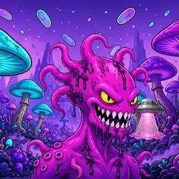 Oozlings #773, Squid · Fungus Forest