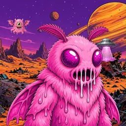 Oozlings #7757, Mutant Moth · Ship Junkyard