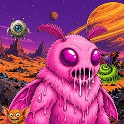 Oozlings #7806, Mutant Moth · Ship Junkyard
