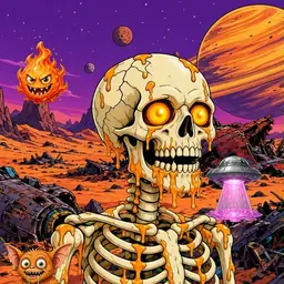 Oozlings #7826, Skull · Ship Junkyard