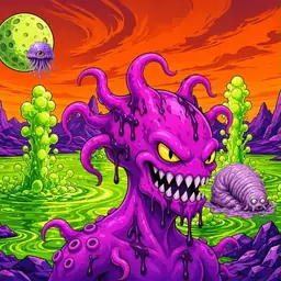 Oozlings #7831, Squid · Acid Lake