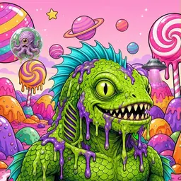 Oozlings #785, Swamp Fish · Candy Planet