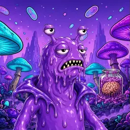 Oozlings #7853, Slug · Fungus Forest