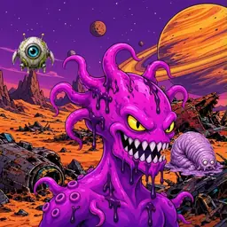 Oozlings #7857, Squid · Ship Junkyard
