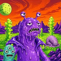 Oozlings #7867, Slug · Acid Lake