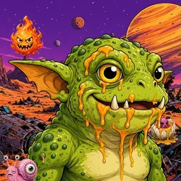 Oozlings #7911, Toad Goblin · Ship Junkyard