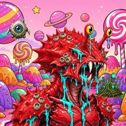 Oozlings #7912, Crab · Candy Planet