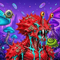 Oozlings #7930, Crab · Fungus Forest