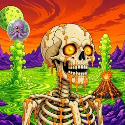 Oozlings #7935, Skull · Acid Lake