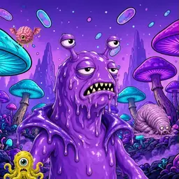 Oozlings #7942, Slug · Fungus Forest