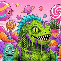 Oozlings #7949, Swamp Fish · Candy Planet