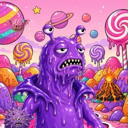 Oozlings #7961, Slug · Candy Planet