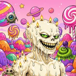 Oozlings #7974, Candle Wax · Candy Planet