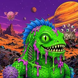 Oozlings #7975, Mutated Swamp Fish · Ship Junkyard