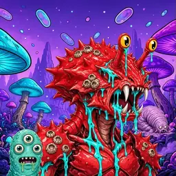 Oozlings #7982, Crab · Fungus Forest